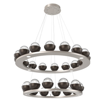Cabochon LED Chandelier in Beige Silver (404|CHB0093-2B-BS-C-CA1-L1-FB)