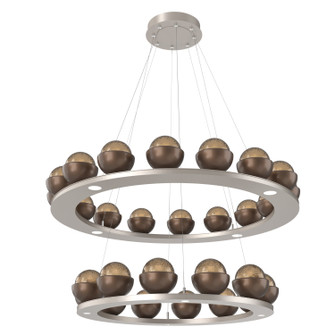 Cabochon LED Chandelier in Beige Silver (404|CHB0093-2B-BS-B-CA1-L1-BB)