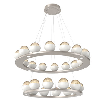 Cabochon LED Chandelier in Beige Silver (404|CHB0093-2B-BS-A-CA1-L3-WI)