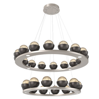 Cabochon LED Chandelier in Beige Silver (404|CHB0093-2B-BS-A-CA1-L3-GP)