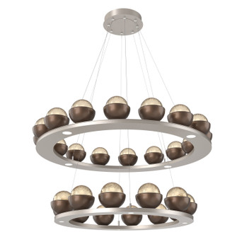 Cabochon LED Chandelier in Beige Silver (404|CHB0093-2B-BS-A-CA1-L3-BB)
