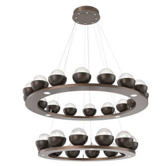 Cabochon LED Chandelier in Burnished Bronze (404|CHB0093-2B-BB-WL-CA1-L3-FB)