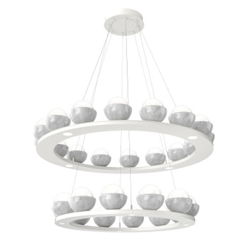 Cabochon LED Chandelier in Burnished Bronze (404|CHB0093-2B-BB-WL-CA1-L1-WI)