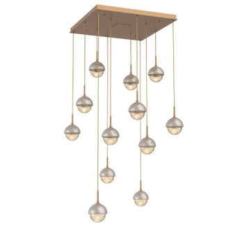 Cabochon LED Pendant in Novel Brass (404|CHB0093-12-NB-A-C01-L3-BS)