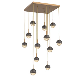 Cabochon LED Pendant in Novel Brass (404|CHB0093-12-NB-A-C01-L1-GP)