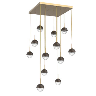 Cabochon LED Pendant in Gilded Brass (404|CHB0093-12-GB-C-C01-L3-FB)