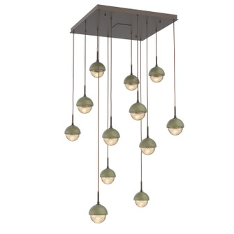 Cabochon LED Pendant in Flat Bronze (404|CHB0093-12-FB-A-C01-L3-GE)