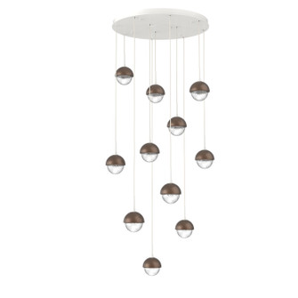 Cabochon LED Pendant in Salt White (404|CHB0093-11-WI-C-C01-L3-BB)