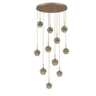 Cabochon LED Pendant in Novel Brass (404|CHB0093-11-NB-B-C01-L1-GE)
