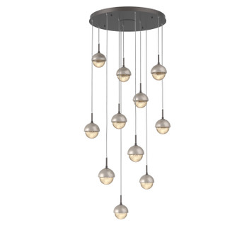 Cabochon LED Pendant in Graphite (404|CHB0093-11-GP-A-C01-L3-BS)