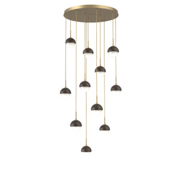 Cabochon LED Pendant in Gilded Brass (404|CHB0093-11-GB-WL-C01-L3-FB)