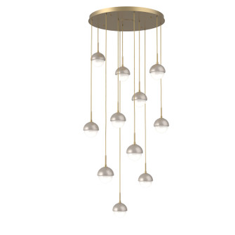 Cabochon LED Pendant in Gilded Brass (404|CHB0093-11-GB-WL-C01-L3-BS)