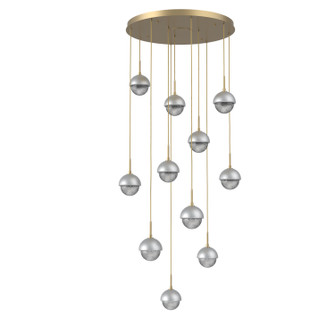Cabochon LED Pendant in Gilded Brass (404|CHB0093-11-GB-S-C01-L1-CS)