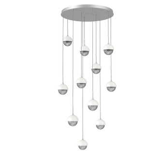 Cabochon LED Pendant in Classic Silver (404|CHB0093-11-CS-S-C01-L3-WI)