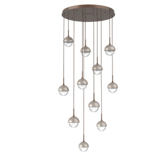 Cabochon LED Pendant in Burnished Bronze (404|CHB0093-11-BB-C-C01-L1-BS)