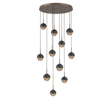 Cabochon LED Pendant in Burnished Bronze (404|CHB0093-11-BB-B-C01-L1-MB) Cabochon LED Pendant in Burnished Bronze (404|CHB0093-11-BB-B-C01-L1-MB)