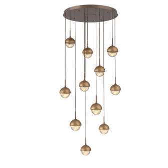 Cabochon LED Pendant in Burnished Bronze (404|CHB0093-11-BB-A-C01-L3-NB)