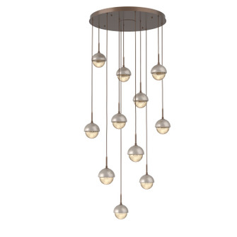 Cabochon LED Pendant in Burnished Bronze (404|CHB0093-11-BB-A-C01-L1-BS)