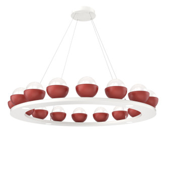 Cabochon LED Chandelier in Salt White (404|CHB0093-0D-WI-WL-CA1-L3-RE) Cabochon LED Chandelier in Salt White (404|CHB0093-0D-WI-WL-CA1-L3-RE)