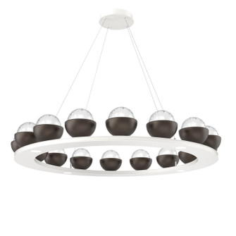 Cabochon LED Chandelier in Salt White (404|CHB0093-0D-WI-C-CA1-L3-FB) Cabochon LED Chandelier in Salt White (404|CHB0093-0D-WI-C-CA1-L3-FB)