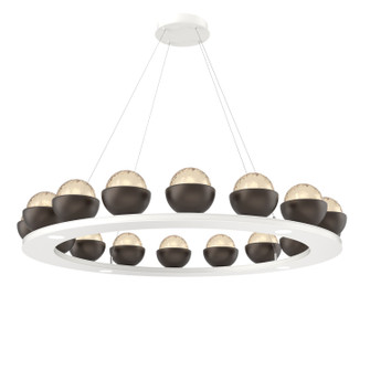 Cabochon LED Chandelier in Salt White (404|CHB0093-0D-WI-A-CA1-L1-FB) Cabochon LED Chandelier in Salt White (404|CHB0093-0D-WI-A-CA1-L1-FB)