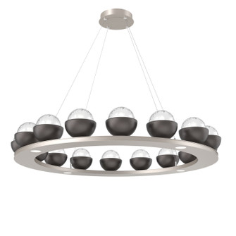 Cabochon LED Chandelier in Beige Silver (404|CHB0093-0D-BS-C-CA1-L1-GP)