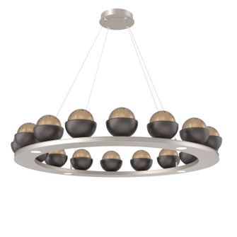Cabochon LED Chandelier in Beige Silver (404|CHB0093-0D-BS-B-CA1-L1-GP)