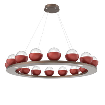 Cabochon LED Chandelier in Burnished Bronze (404|CHB0093-0D-BB-C-CA1-L3-RE)