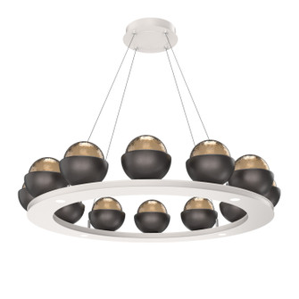 Cabochon LED Chandelier in Salt White (404|CHB0093-0C-WI-B-CA1-L1-GP)
