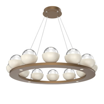 Cabochon LED Chandelier in Novel Brass (404|CHB0093-0C-NB-C-CA1-L3-WI)