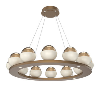 Cabochon LED Chandelier in Novel Brass (404|CHB0093-0C-NB-B-CA1-L3-WI)