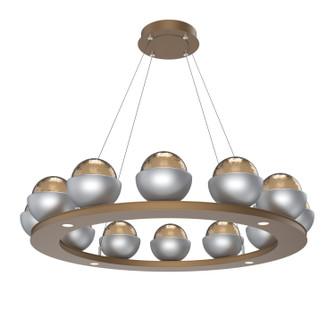 Cabochon LED Chandelier in Novel Brass (404|CHB0093-0C-NB-B-CA1-L1-CS)