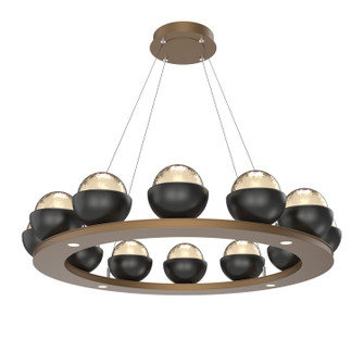Cabochon LED Chandelier in Novel Brass (404|CHB0093-0C-NB-A-CA1-L1-MB)