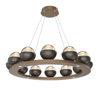Cabochon LED Chandelier in Novel Brass (404|CHB0093-0C-NB-A-CA1-L1-GP)