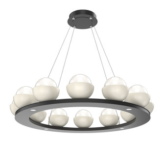 Cabochon LED Chandelier in Matte Black (404|CHB0093-0C-MB-WL-CA1-L3-WI)