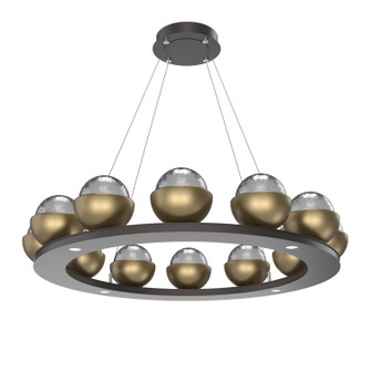 Cabochon LED Chandelier in Graphite (404|CHB0093-0C-GP-S-CA1-L3-GB) Cabochon LED Chandelier in Graphite (404|CHB0093-0C-GP-S-CA1-L3-GB)