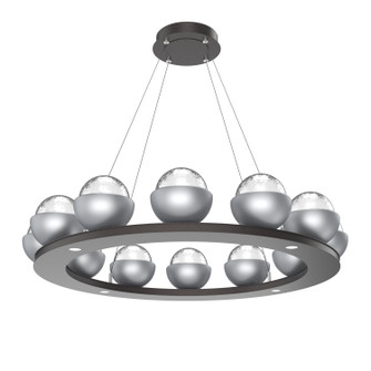 Cabochon LED Chandelier in Graphite (404|CHB0093-0C-GP-C-CA1-L1-CS)