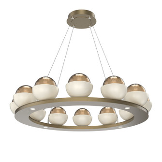 Cabochon LED Chandelier in Gilded Brass (404|CHB0093-0C-GB-B-CA1-L1-WI)