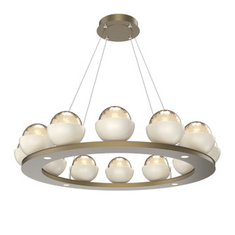 Cabochon LED Chandelier in Gilded Brass (404|CHB0093-0C-GB-A-CA1-L3-WI) Cabochon LED Chandelier in Gilded Brass (404|CHB0093-0C-GB-A-CA1-L3-WI)