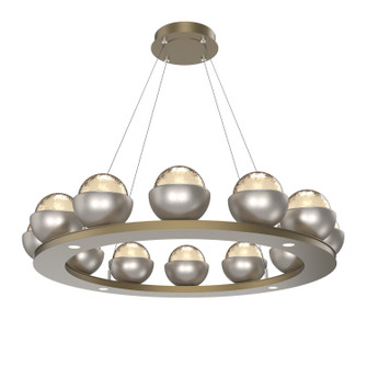 Cabochon LED Chandelier in Gilded Brass (404|CHB0093-0C-GB-A-CA1-L1-BS)
