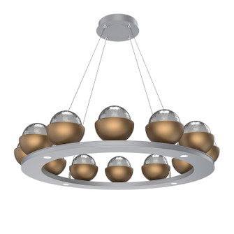 Cabochon LED Chandelier in Classic Silver (404|CHB0093-0C-CS-S-CA1-L3-NB)