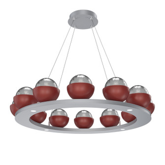 Cabochon LED Chandelier in Classic Silver (404|CHB0093-0C-CS-S-CA1-L1-RE)