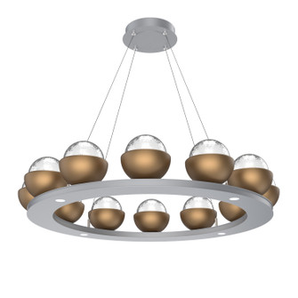 Cabochon LED Chandelier in Classic Silver (404|CHB0093-0C-CS-C-CA1-L3-NB)