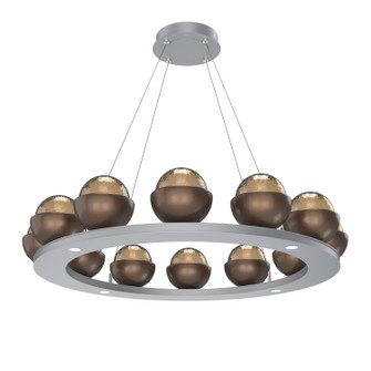 Cabochon LED Chandelier in Classic Silver (404|CHB0093-0C-CS-B-CA1-L3-BB)