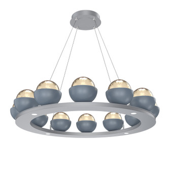 Cabochon LED Chandelier in Classic Silver (404|CHB0093-0C-CS-A-CA1-L3-BU)