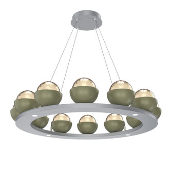 Cabochon LED Chandelier in Classic Silver (404|CHB0093-0C-CS-A-CA1-L1-GE)
