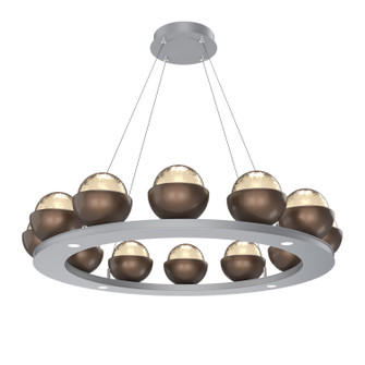 Cabochon LED Chandelier in Classic Silver (404|CHB0093-0C-CS-A-CA1-L1-BB)