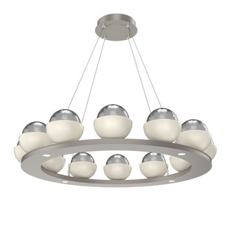 Cabochon LED Chandelier in Beige Silver (404|CHB0093-0C-BS-S-CA1-L3-WI)
