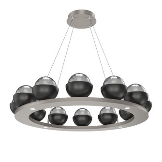 Cabochon LED Chandelier in Beige Silver (404|CHB0093-0C-BS-S-CA1-L3-MB)