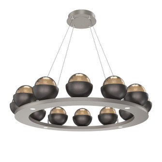 Cabochon LED Chandelier in Beige Silver (404|CHB0093-0C-BS-B-CA1-L1-GP)
